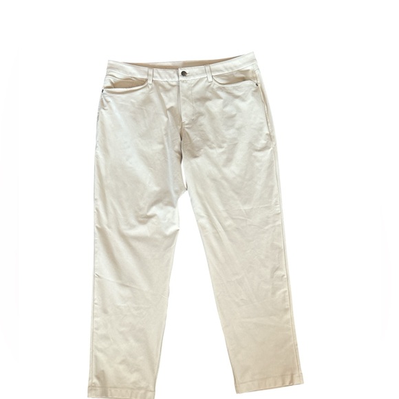 Lululemon Men’s Size 36 ABC Classic‎ Fit 5 Pocket Trouser EUC - Picture 1 of 7